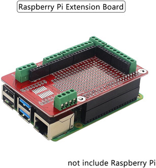 Raspberry Pi Extension Board Accessories Prototype Board GPIO Expansion Plate for Raspberry Pi 4 Model B/3B+/3B