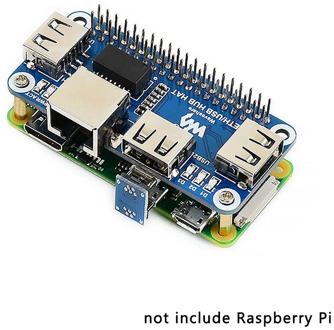 Raspberry Pi USB to Ethernet RJ45 Network Port USB Hub Splitter 3 USB Ports 5V Hat for Raspberry Pi 4 Model B/3B+/3B/Zero W