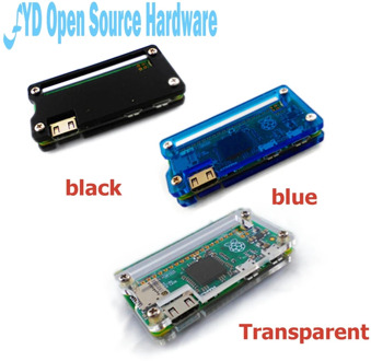 Raspberry Pi Zero Acrylic Case 3 Colors Box Shell Transparent Black Blue Acrylic Enclosure Clear Box for RPI Zero