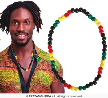 Rastafari Ketting Multikleur - Print