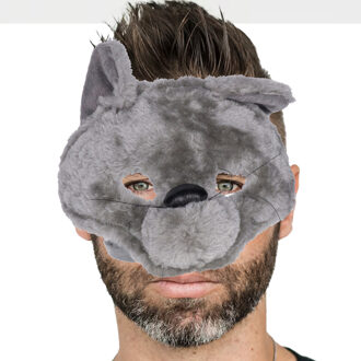 Rat masker met geluid - Verkleedmaskers Grijs
