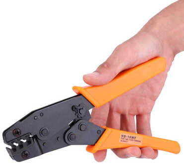Ratchet Krimptang HS-16WF Terminals Krimptang Hand-Held Hardware Tool Gebruikt 10-6AWG (6-16 Mm ²) voor Pre-Geïsoleerde