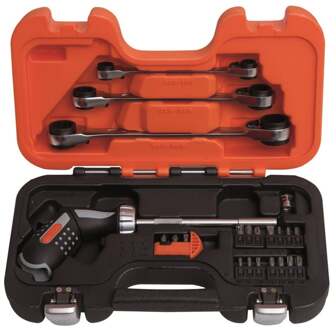 Ratelschroevendraaierset pistoolgreep 808050P-25