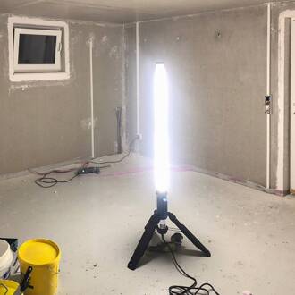 Rath LED lichtzuil, 130 W, IP69, opvouwbaar wit, blauw, zwart