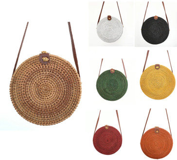 Rattan Bags For Women 2019 Straw Beach Shoulder Bag Fashion Famous Brands Designer Style Ladies Bali Bamboo Handbags