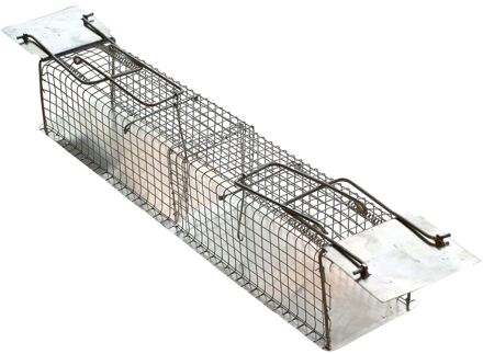 Rattenvangkooi met 2 ingangen - Voor levende vangst van ratten / knaagdieren