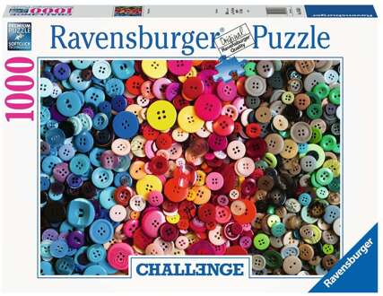 Ravensburger 1000 stukjes puzzel - Knopen (uitdagingspuzzel)