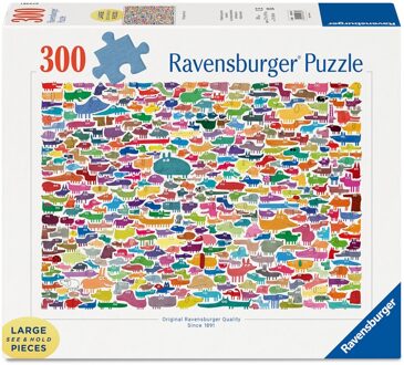 Ravensburger 387 Dogs & One Cat Puzzel (300 stukjes)