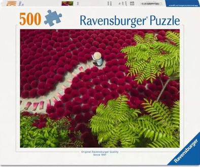Ravensburger A Sea of Red Puzzel (500 stukjes)