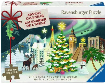 Ravensburger Adventkalender Puzzel (24 x 54 stukjes)