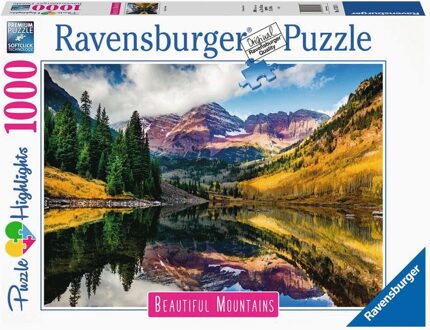 Ravensburger Beautiful Mountains - Aspen Colorado Puzzel (1000 stukjes)