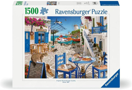 Ravensburger Cat's of Mykonos Puzzel (1500 stukjes)