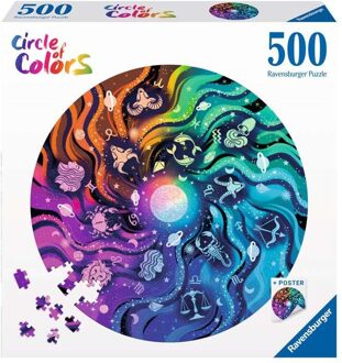 Ravensburger Circle of Colors Astrologie Puzzel (500 stukjes)