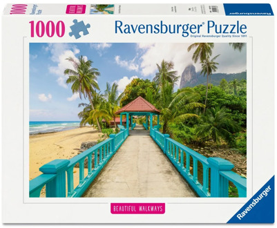 Ravensburger Colorful Bridge in Malaysia Puzzel (1000 stukjes)