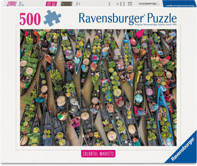 Ravensburger Colorful Markets No 1 Puzzel (500 stukjes)
