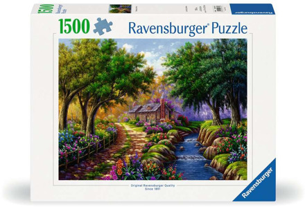 Ravensburger Cottage bij de Rivier Puzzel (1500 stukjes)