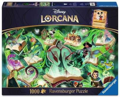 Ravensburger Disney Lorcana Jigsaw Puzzle Glimmers of the Realm: Emerald (1000 pieces)