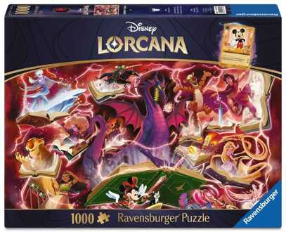 Ravensburger Disney Lorcana Jigsaw Puzzle Glimmers of the Realm: Ruby (1000 pieces)