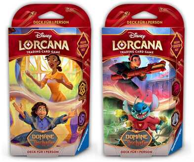 Ravensburger Disney Lorcana TCG Domäne von Dschafar Starter Decks Display (8) *German Edition*