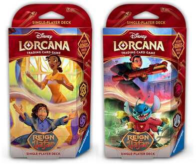 Ravensburger Disney Lorcana TCG Reign of Jafar Starter Decks Display (8) *English Edition*