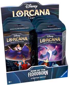 Ravensburger Disney Lorcana TCG Rise of the Floodborn Starter Decks Display (8) *English Edition*