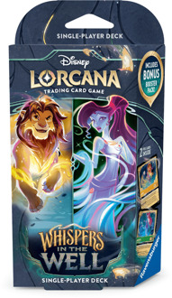 Ravensburger Disney Lorcana TCG - Whispers in the Well: Starter Deck - Simba & Megara (incl. Boosterpack)