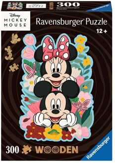 Ravensburger Disney WOODEN Jigsaw Puzzle Mickey & Minnie (300 pieces)
