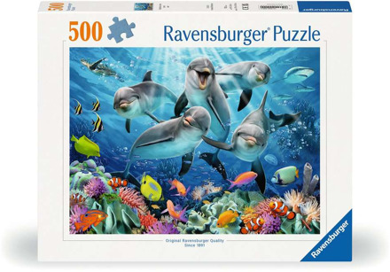 Ravensburger Dolfijnen in het Koraalrif Puzzel (500 stukjes)