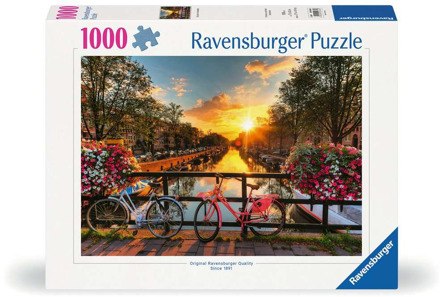 Ravensburger Fietsen in Amsterdam Puzzel (1000 stukjes)