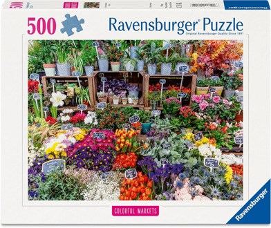Ravensburger Flower Market France Puzzel (500 stukjes)