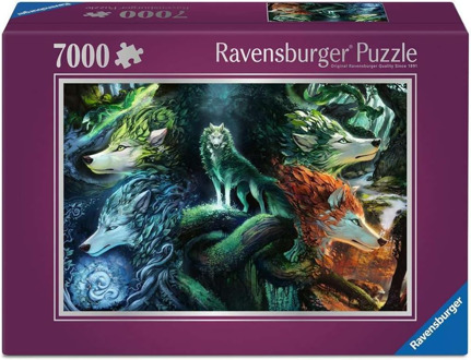Ravensburger Fluisteringen van het Bos - Wolven Puzzel (7000 stukjes)