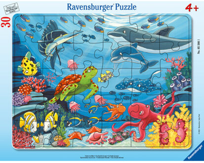 Ravensburger Frame puzzel - Beneden in de zee 30 stukjes