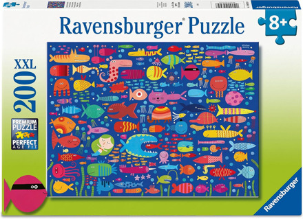 Ravensburger Funny Fish Friends Puzzel (200 XXL stukjes)