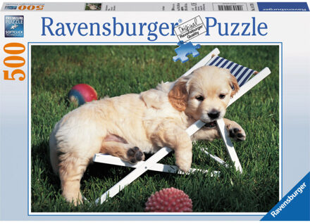 Ravensburger Golden Retriever puzzel - 500 stukjes