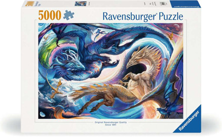 Ravensburger Groot vliegerfestival bij Dag en Nacht Puzzel (5000 stukjes)