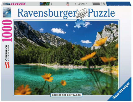 Ravensburger Grüner See bij Tragoss Puzzel (1000 stukjes)