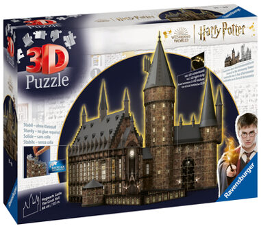 Ravensburger Hogwarts the great Hall Night Edition 3D Puzzel (540 stukjes)