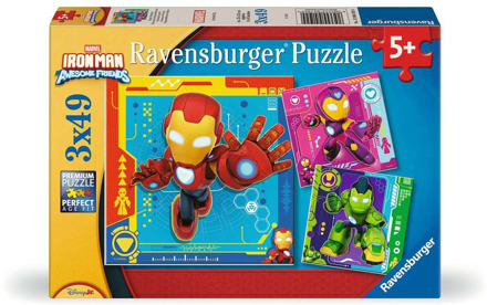 Ravensburger Iron Man & His Awesome Friends Puzzel (3 x 49 stukjes)