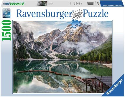 Ravensburger Italian landscapes - Lake Braies Puzzel (1500 Stukjes)