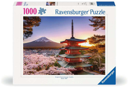 Ravensburger Kersenbloesem bij de Fuji Berg Puzzel (1000 stukjes)