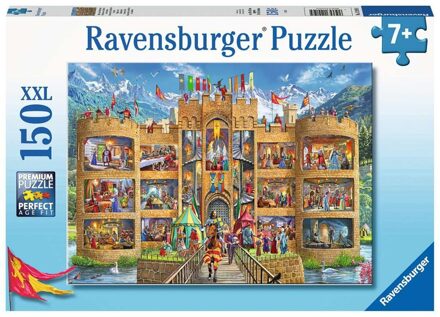 Ravensburger Kinderpuzzel 150 XXL Kijkje in het ridderkasteel