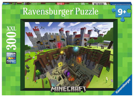 Ravensburger Kinderpuzzel 300 stukjes Minecraft Cutaway