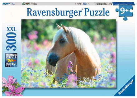 Ravensburger Kinderpuzzel 300 stukjes Paard tussen de bloemen