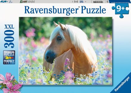 Ravensburger Kinderpuzzel 300 stukjes Paard tussen de bloemen