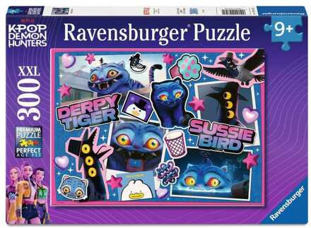 Ravensburger KPop Demon Hunters Children's Jigsaw Puzzle Derpy & Sussie (300 Pieces XXL)
