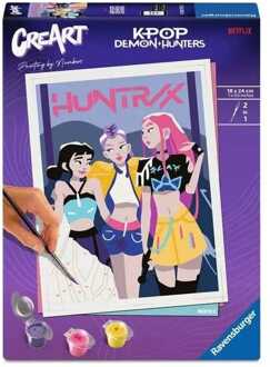 Ravensburger KPop Demon Hunters CreArt Paint by Numbers Painting Set Huntrix