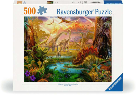 Ravensburger Land van de Dinosauriërs Puzzel (500 stukjes)