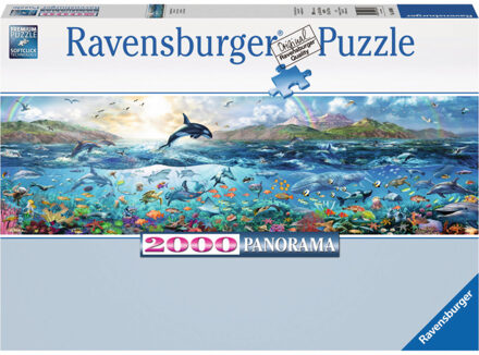 Ravensburger Levendige oceaan - Panorama puzzel van 2000 stukjes
