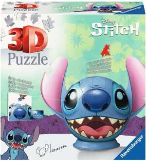 Ravensburger Lilo & Stitch 3D Puzzle Ball with Ears Stitch (77 pieces)