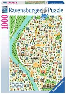Ravensburger Map of Seville Puzzel (1000 stukjes)